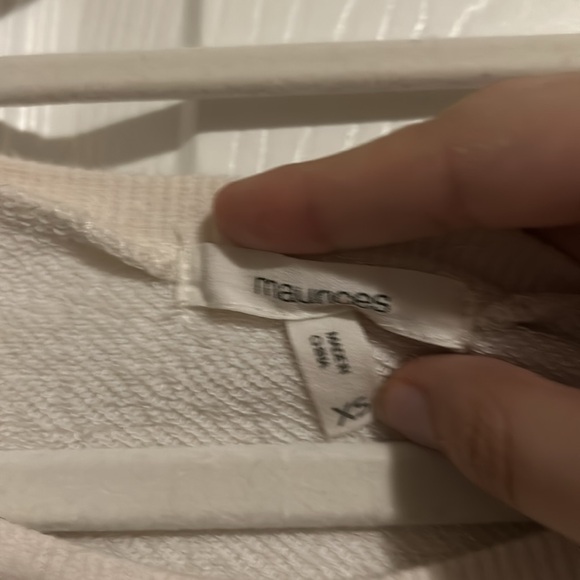 Maurices raglan trim ruched front sweatshirt Size XS - Picture 5 of 6